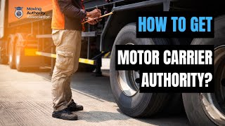 How to Get Motor Carrier Authority | The faster you get it, the quicker you make money. 💵
