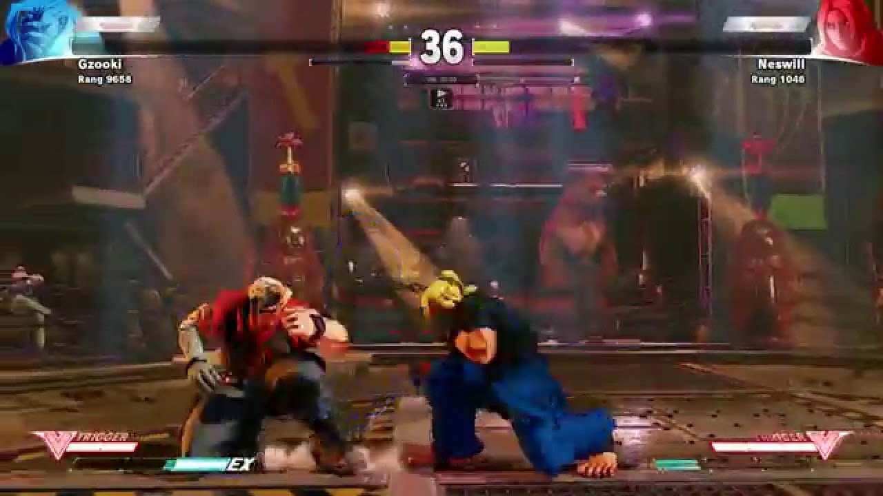 Street Fighter 5 Ken's Whiff Punish