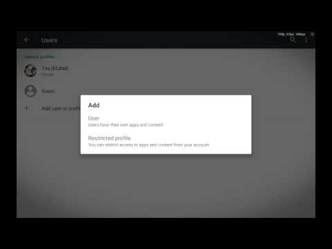 वीडियो: टैबलेट पीसी पर अतिथि खाता कैसे बनाएं