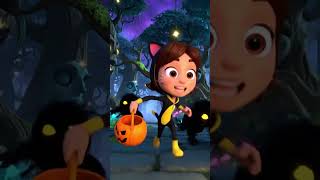 🔮Lucy  Mystical Halloween Portal Adventure! 🎃#shorts #LittleMonsterFun #animation