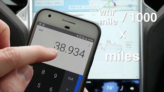 Quickly calculate how much to charge (kwh)
