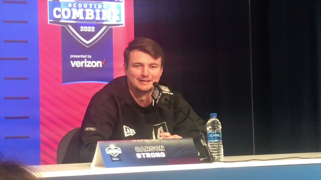 Nevada QB Carson Strong 3/2/22 | 2022 NFL Combine | Steelers Now