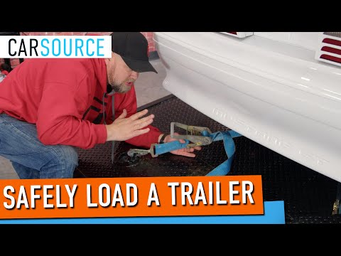 How To Properly Tie Down A Car To A Trailer