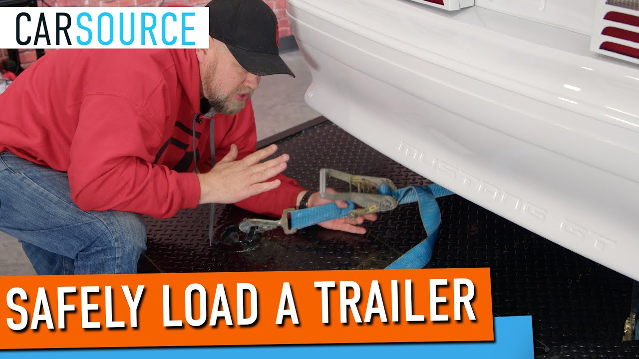 Correctly Loading and Strapping Your Mustang on a Trailer Makes a Huge Difference! YouTube