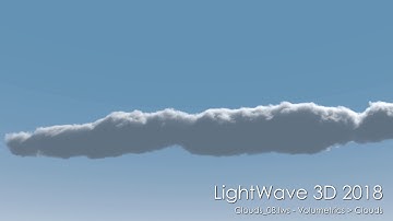 LightWave 3D 2018: Clouds 08 scene rendered