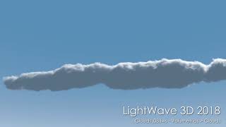 LightWave 3D 2018: Clouds 08 scene rendered