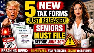 5 NEW Tax Forms Just Released — Seniors Must File Before June 30th!