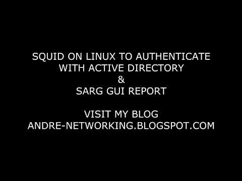 Authenticate Squid on Linux Ubuntu With Active Directory Windows Server 2008