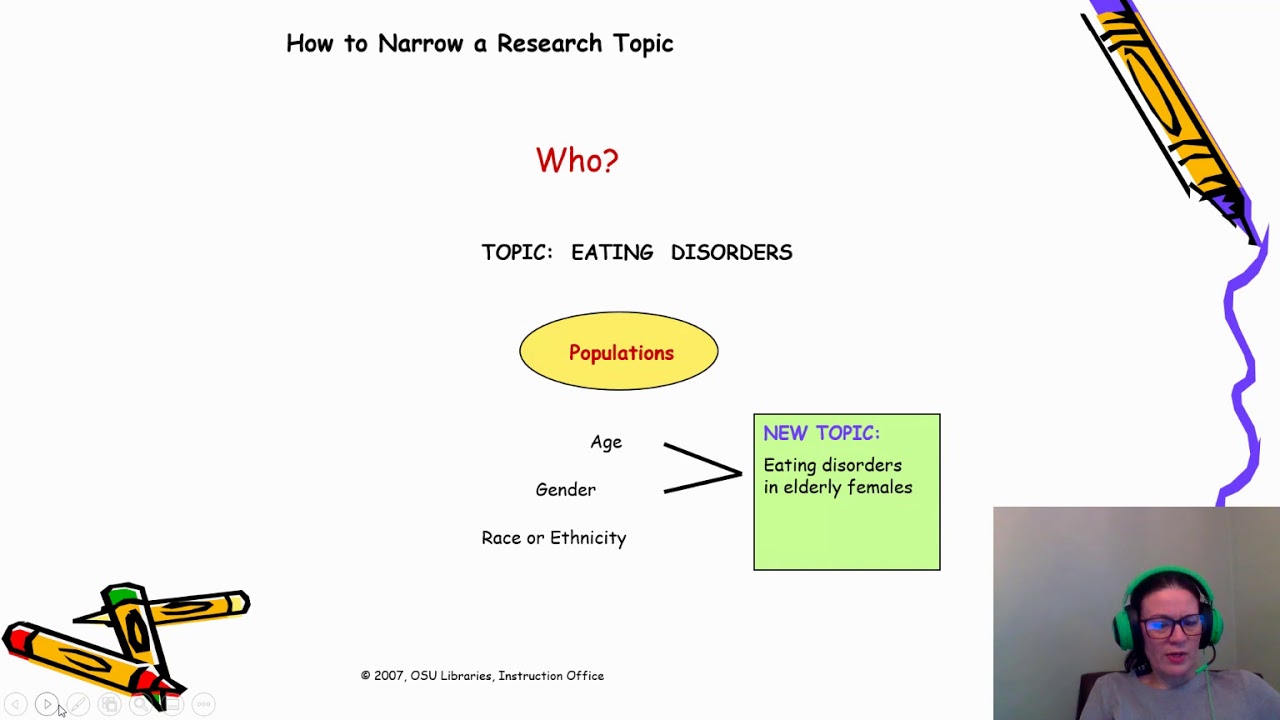 How to Narrow a Research Topic - YouTube