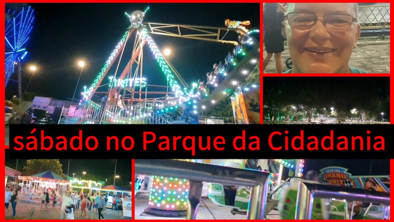 sábado no Parque da Cidadania, Parque de Diversão. Teresina Piauí - YouTube