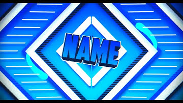 AWESOME 2D BLUE INTRO TEMPLATE | By: EnderGotHacked