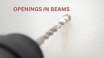 All you need to know about Core cut, sleeves, and Openings in Beams