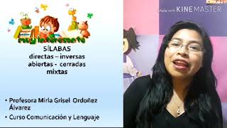 Sílabas directas - inversas
