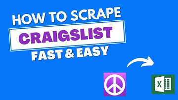 How to scrape data from Craigslist easily