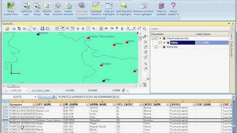 GIS in Excel:  SpatialXL