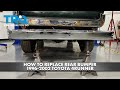 How to Replace Rear Bumper 1996-2002 Toyota 4Runner