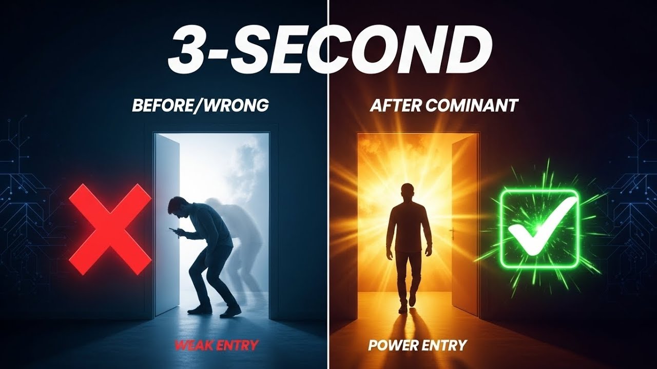 The 3-Second Entry: Master Your Aura Before You Even Speak