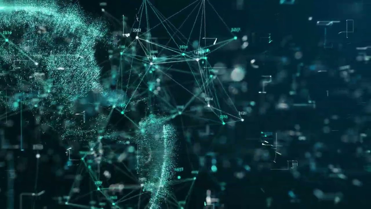 "Futuristic Digital Data Network | High-Tech Abstract Background 4k"