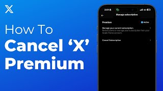 How To Cancel Twitter 'X' Premium Subscription