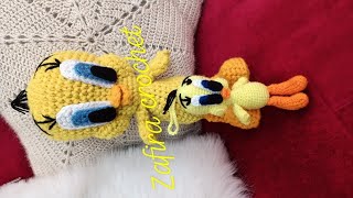 Crochet amigurumi tweety part 1 اميجرومي عصفور تويتي الجزء الاول
