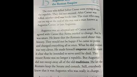 After Caesar: Augustus and the Roman Empire