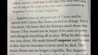 Celebrity After Caesar: Augustus and the Roman Empire Profile