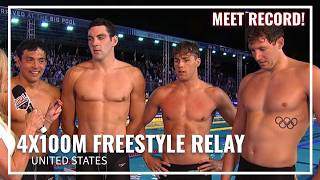 The United States Dominates 4x100M Freestyle Relay 2026 Pan Pacific Swimming Championships