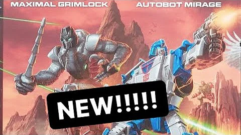 Transformers Kingdom GRIMLOCK & MIRAGE BATTLE ACROSS TIME COLLECTION! 1/2