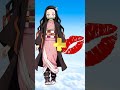 Demon slayer  nezuko in different styles demonslayer shorts  skype editz  skypeeditz 