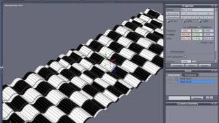 UV mapping and texturing a Mediterranean roof in Hexagon.