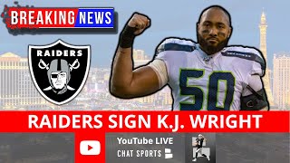 BREAKING: K.J. Wright Signs With The Las Vegas Raiders Teaming Up With Gus Bradley | Raiders News