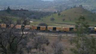 Northbound Union Pacific Manifest at the Tehachapi Loop in Walong, CA