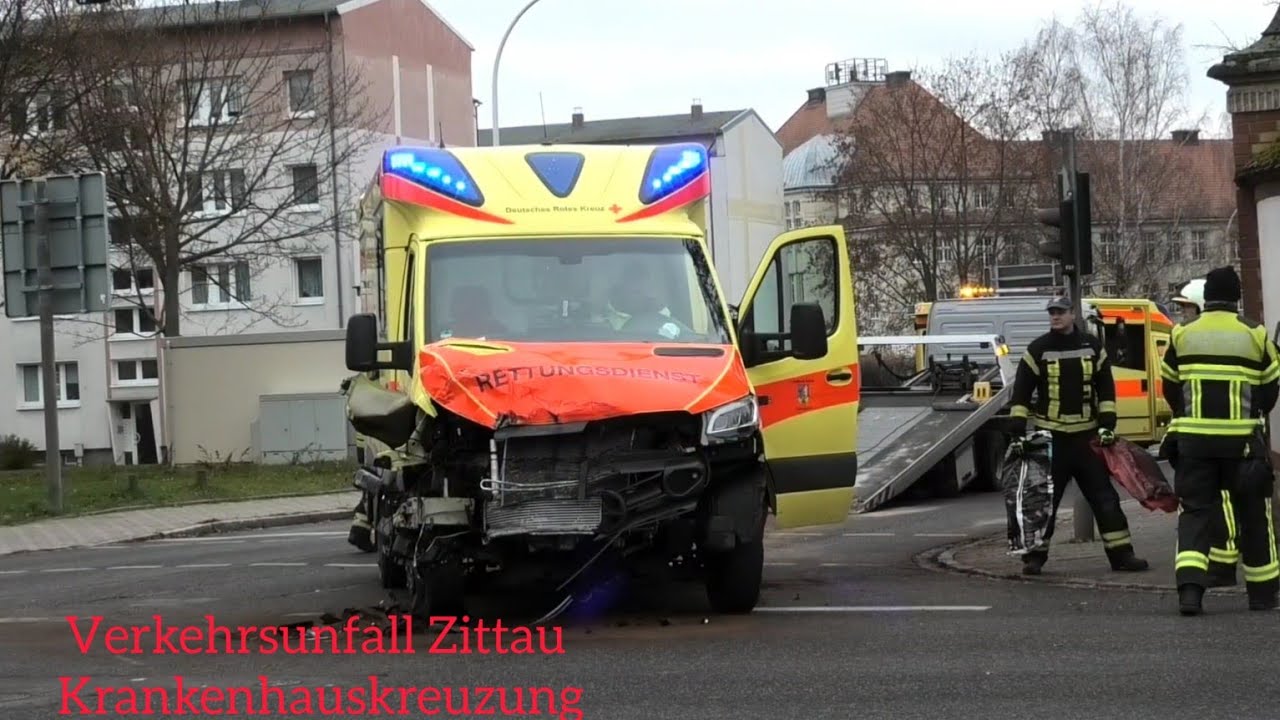 #Verkehrsunfall #Zittau  Krankenhauskreuzung 22.11.2022