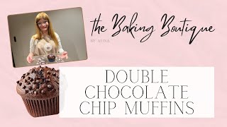 I Baked Rich and Soft Double Chocolate Chip Muffins screenshot 5