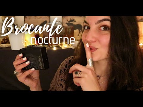 ASMR ROLEPLAY * BROCANTE NOCTURNE * Antiquités de ma jeunesse 😊