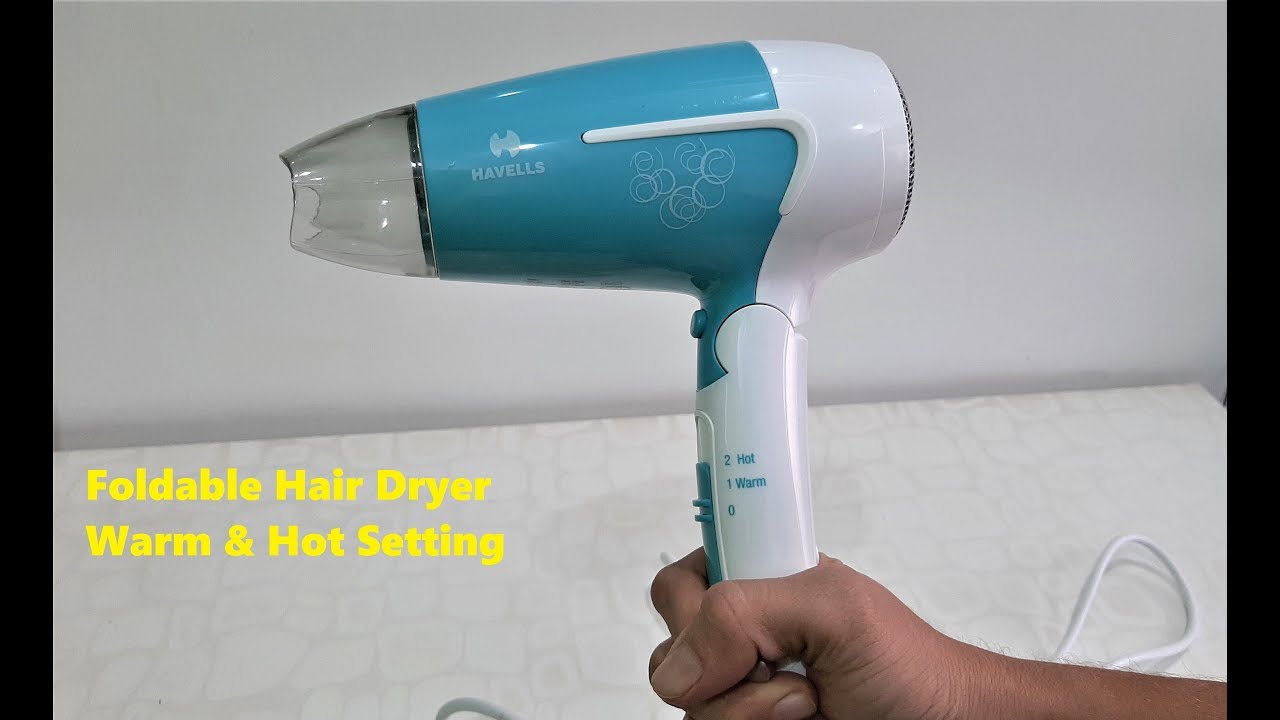 Powerful Havells Hair Dryer with Warm & Hot (Havells HD3151) - YouTube