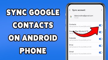 How To Sync Google Contacts On Android Phone 2025 | Keep Your Contacts Updated Automatically