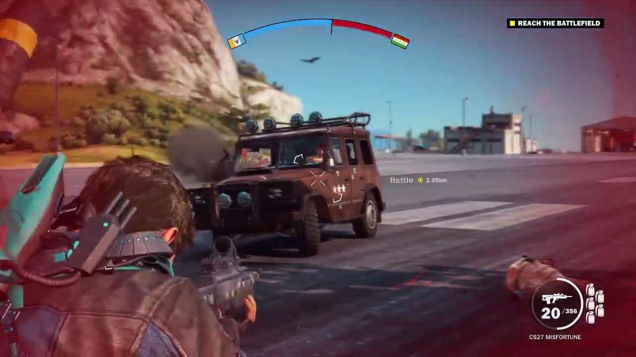 The Military Car Goes Round and Round - Just Cause 3