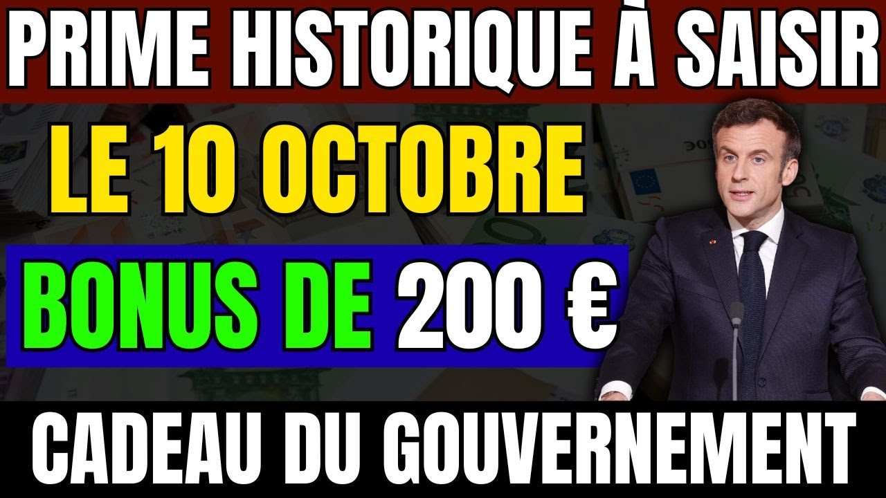 🔥 200€ pour les retraités français le 10 octobre – Une prime HISTORIQUE à saisir !