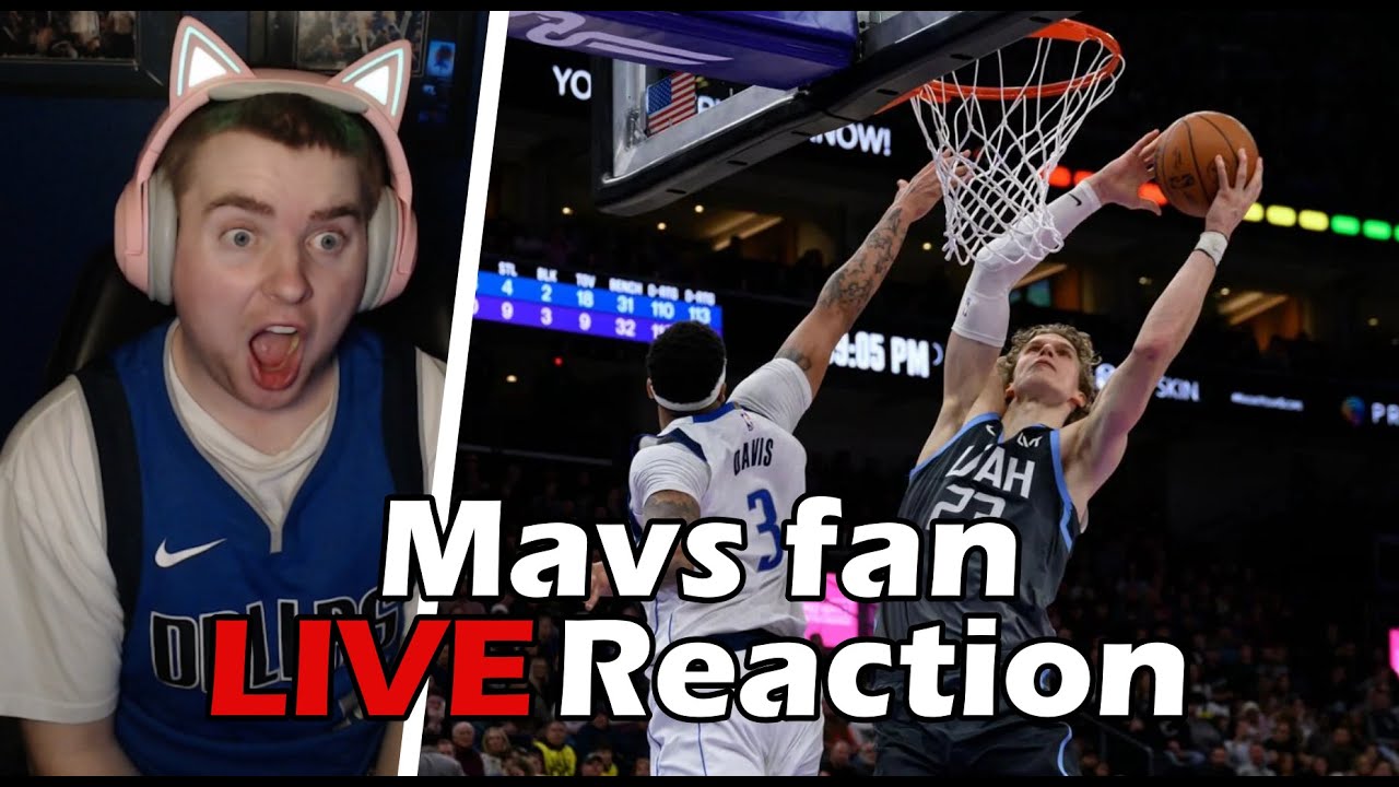Mavs fan LIVE reaction to Jazz vs Mavs 1/8/26!!