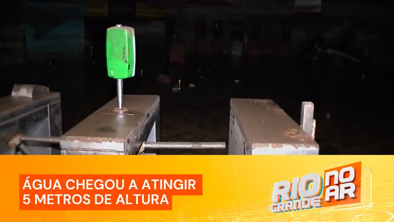 Trensurb: estação mercado é destruída pela enchente