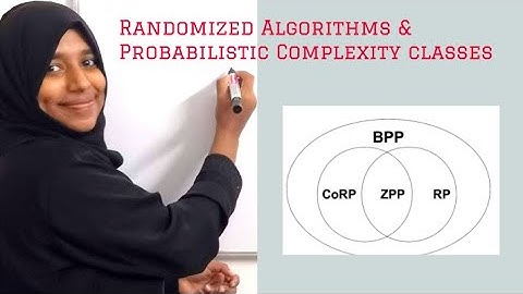 Computational Complexity- Randomized algorithms&Probabilistic Complexity classes - RP, CoRP, BPP&ZPP