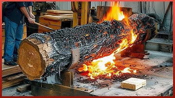 Very Expensive Wood From 5000 Years Ago Black Oak | by @BelkoWood