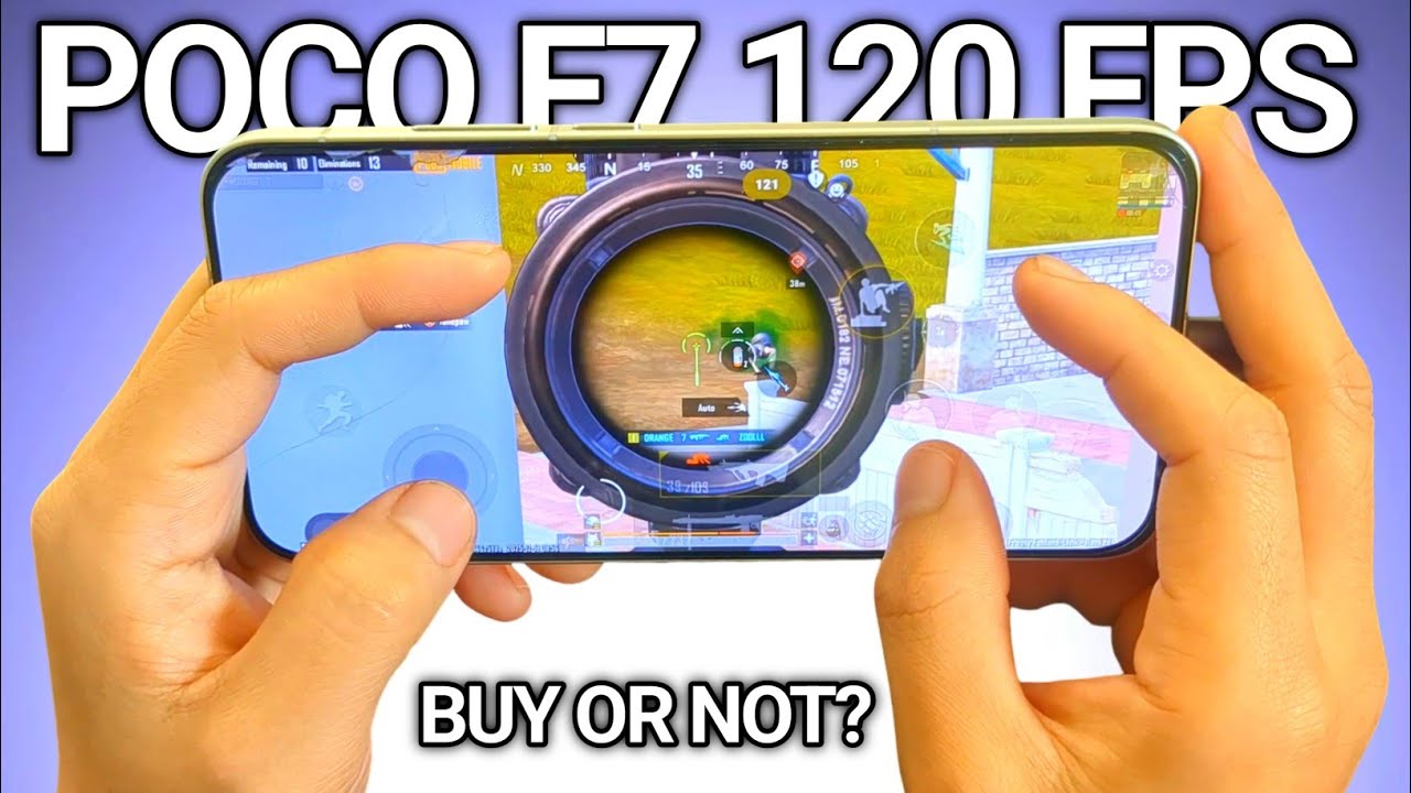 POCO F7 120 FPS WITH  FPS METER HANDCAM |PUBG |BGMI TEST 