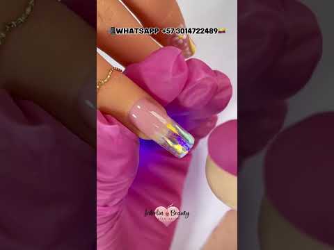 💕Uñas Soft Gel Con Encapsulado En Borde Libre💅🤩