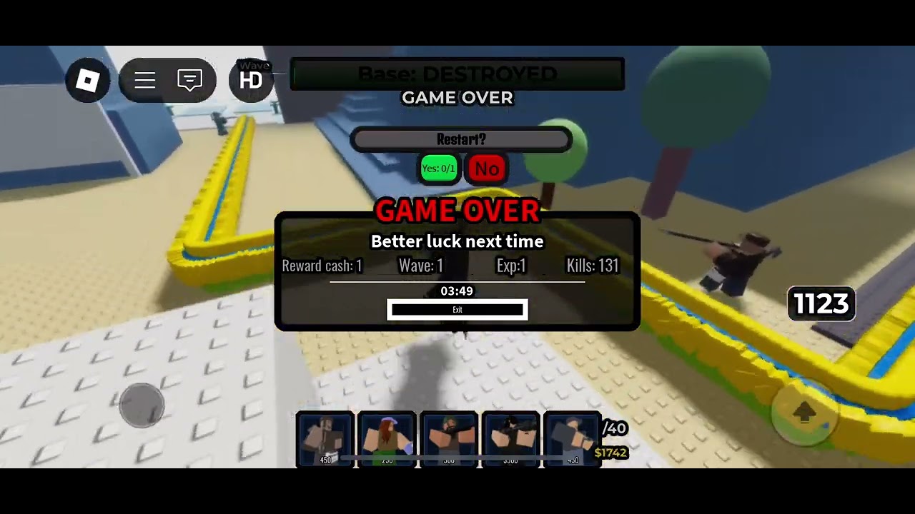 Stress testing my new enemy system On Mobile