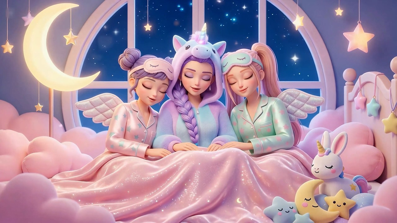 Deep Sleep Immediately 💗 Rumi, Zoey & Mira Huntrix Relaxing Music for Peaceful Dreams 🌙