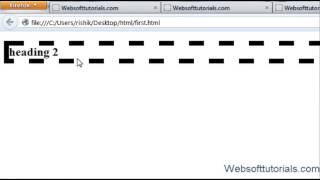html and css Tutorial - 23 - styling borders with css