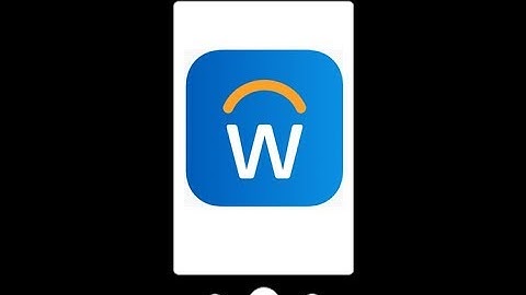 Logging in to the Workday App
