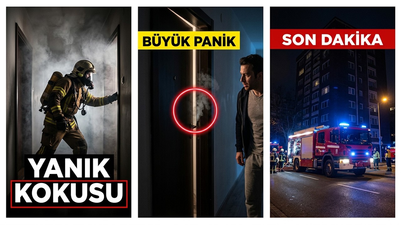 Kayseri'de Apartmanda Yanık Kokusu Paniği: Ekipler Seferber Oldu